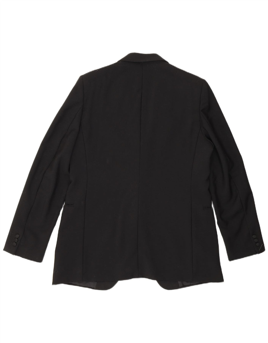 Redaelli Herren-Blazer mit 1 Knopf, UK 40, große schwarze Wolle