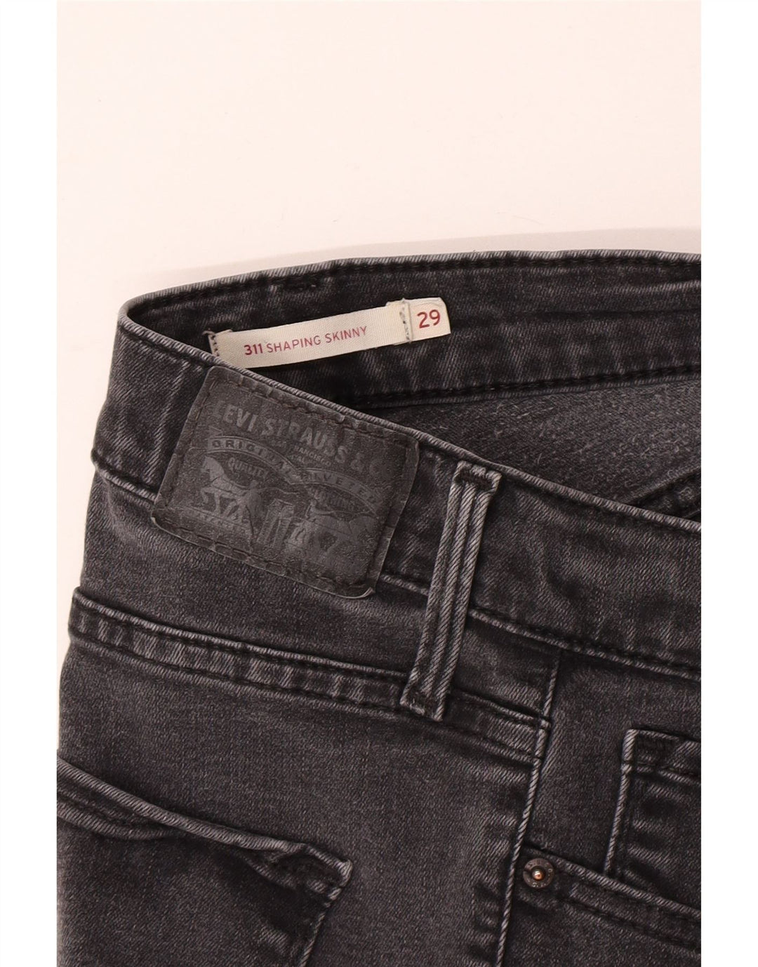 Levi's Damen 311 Shaping Skinny Jeans W29 L29 Grau