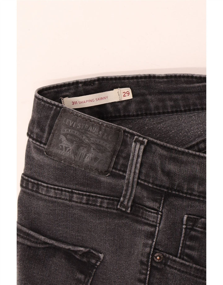 Levi's Damen 311 Shaping Skinny Jeans W29 L29 Grau