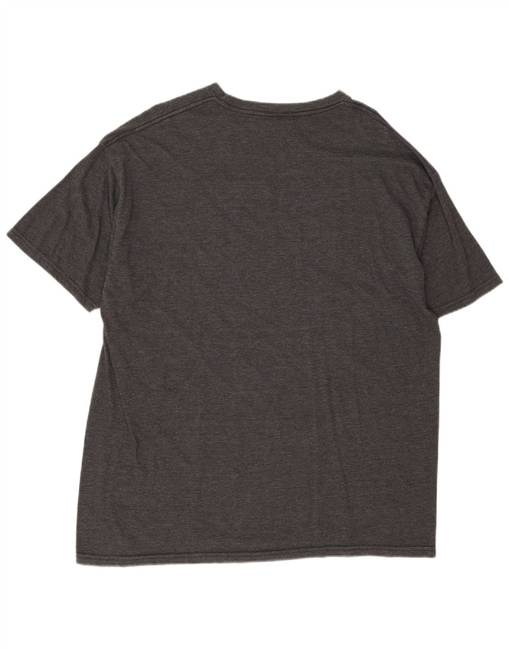 Volcom Herren-Grafik-T-Shirt-Oberteil XL aus grau melierter Baumwolle