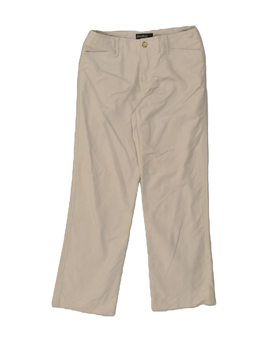 EDDIE BAUER Womens Mercer Fit Casual Trousers US 4 Small W30 L28 Beige | Vintage Eddie Bauer | Thrift | Second-Hand Eddie Bauer | Used Clothing | Messina Hembry 