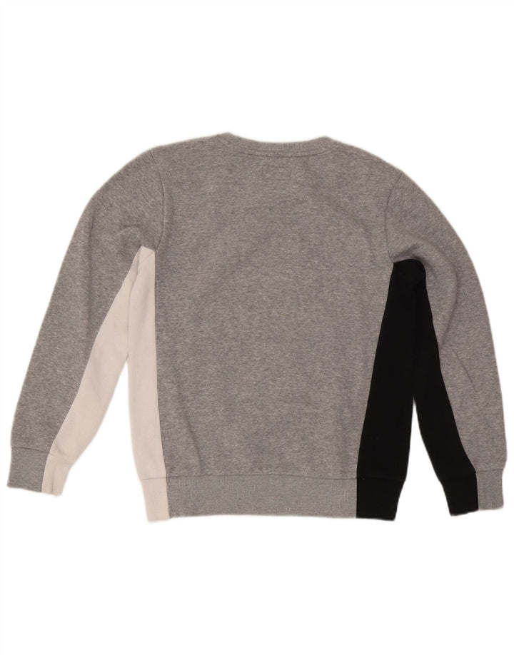 Converse Grafik-Sweatshirt für Jungen, 12–13 Jahre, Größe L, Grau, Farbblock