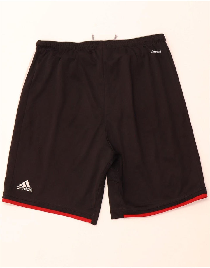 ADIDAS Herren Deutscher Fußball Bund Sport Shorts Small Schwarz