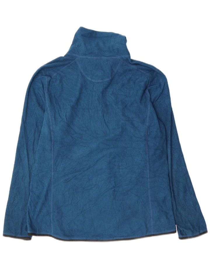 EDDIE BAUER Damen Fleecejacke UK 18 XL Blau Polyester