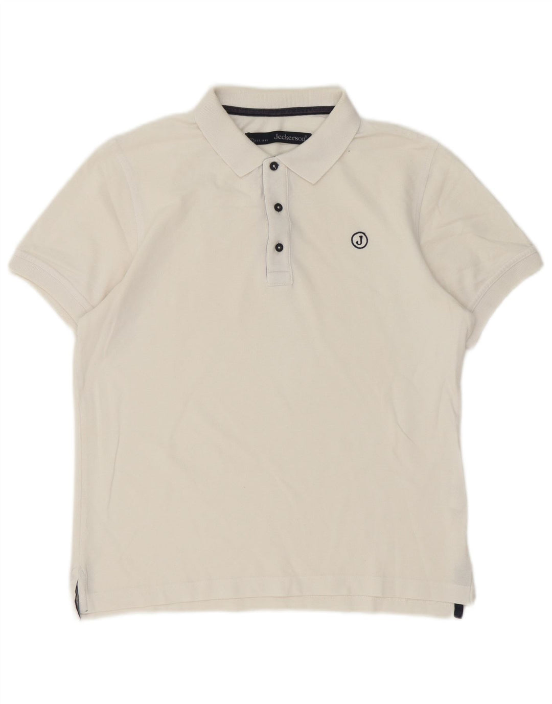Jeckerson Herren Poloshirt XS Weiße Baumwolle