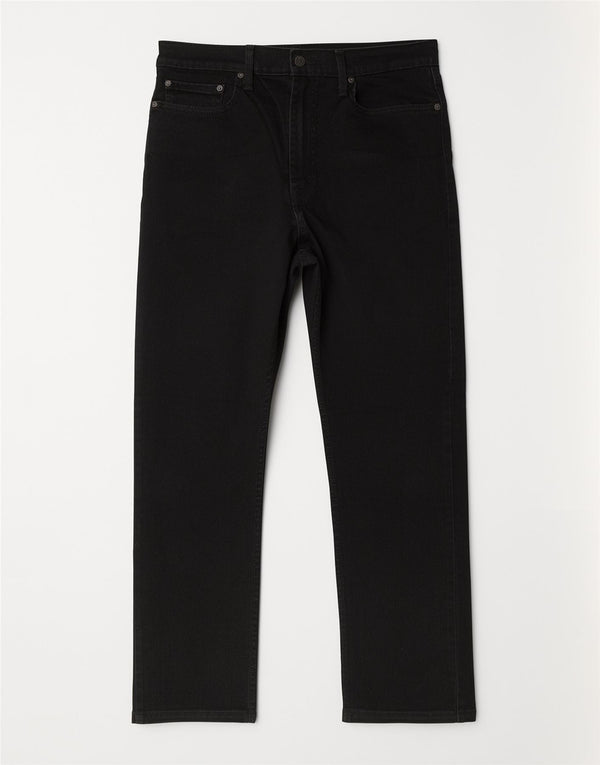 Levi's Herren 513 Slim Fit Straight Jeans W34 L30 Schwarze Baumwolle