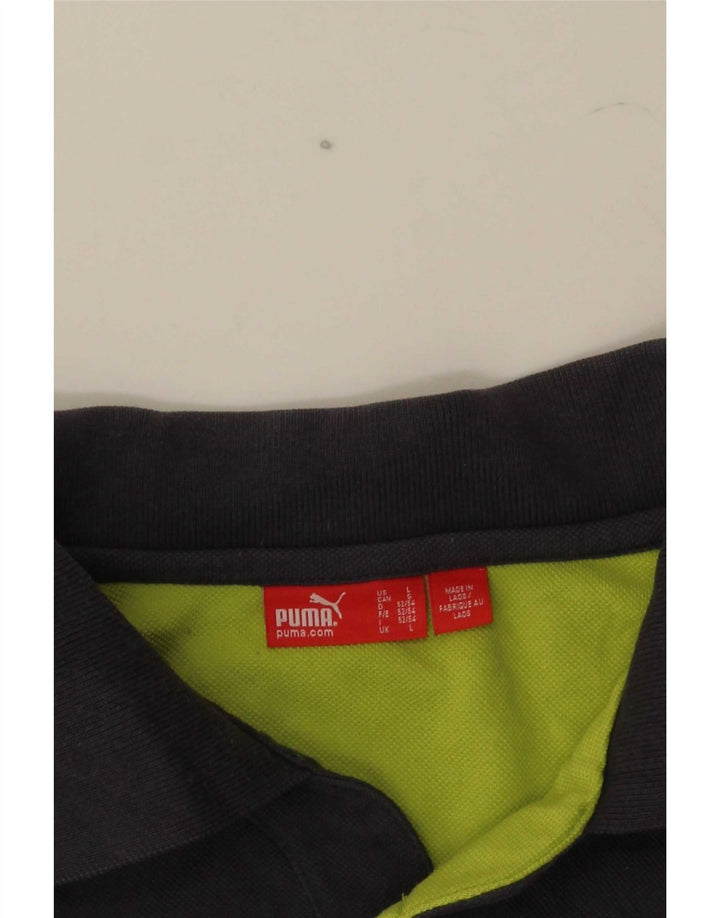 Puma Herren Poloshirt Large Grau