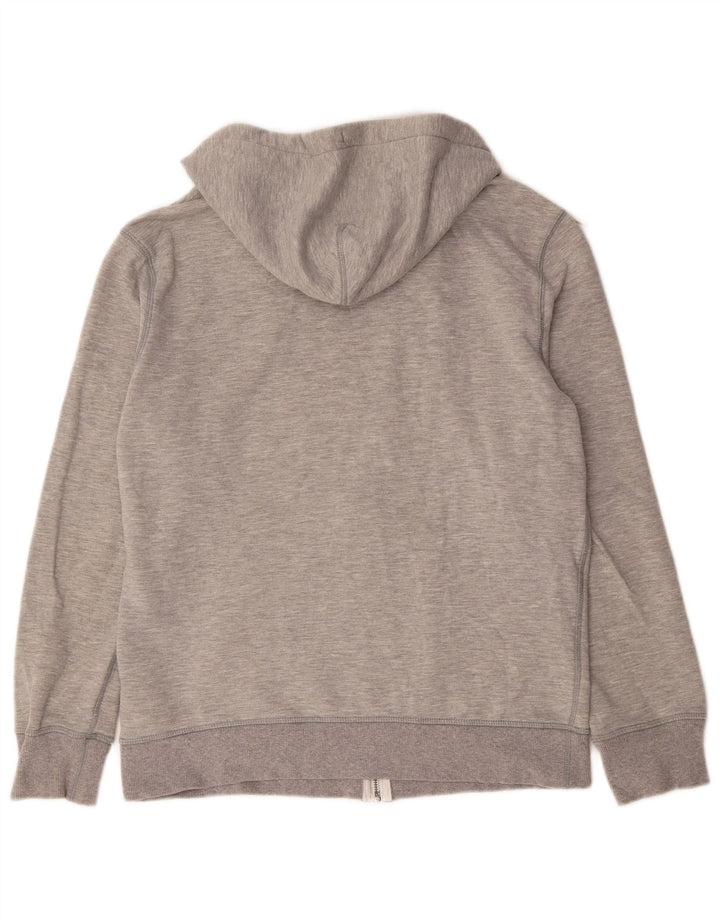 Converse Herren-Kapuzenpullover mit Reißverschluss, mittelgraue Baumwolle
