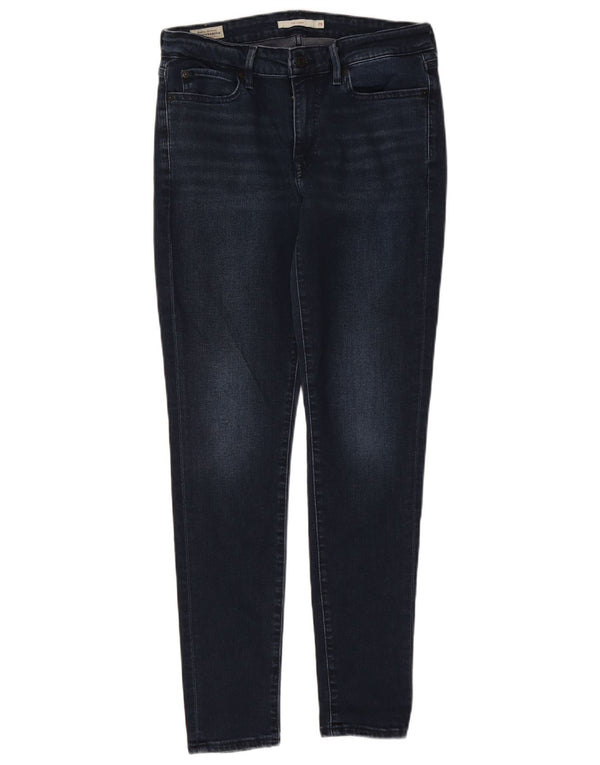 Levi's Damen 711 Skinny Jeans W29 L30 Marineblaue Baumwolle