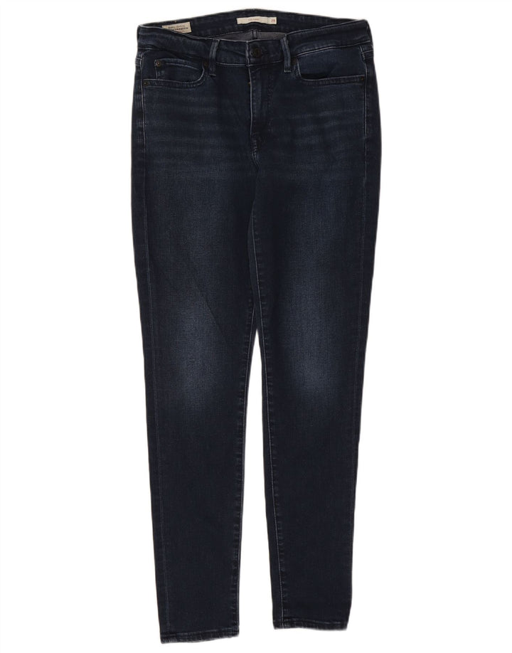 Levi's Damen 711 Skinny Jeans W29 L30 Marineblaue Baumwolle