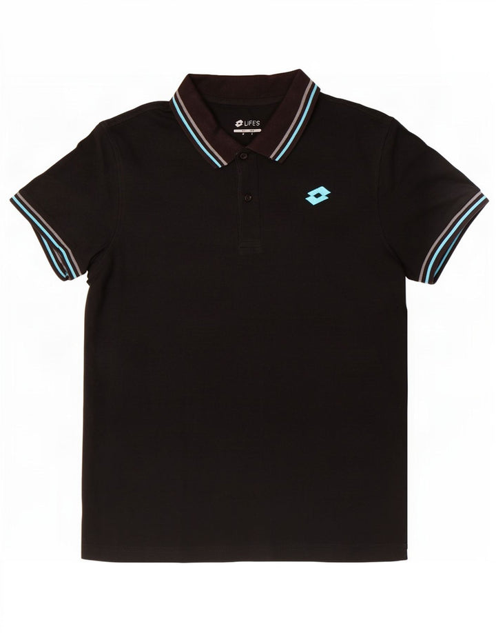 Lotto Herren Poloshirt Small Schwarz