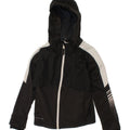RUSSELL ATHLETIC Boys Tracksuit Top Jacket 6-7 Years Small Black Vintage Russell Athletic and Second-Hand Russell Athletic from Messina Hembry 
