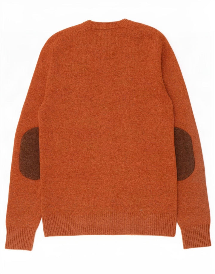 Gap Herren-Pullover mit Rundhalsausschnitt, große braune Lammwolle