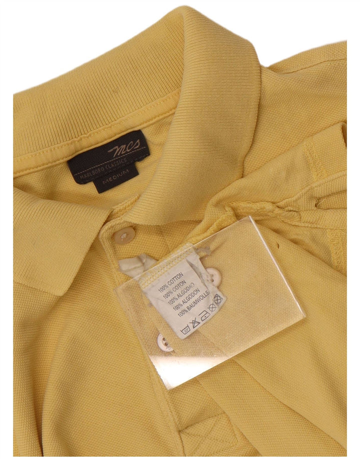 Marlboro Classics Herren-Poloshirt aus mittelgelber Baumwolle
