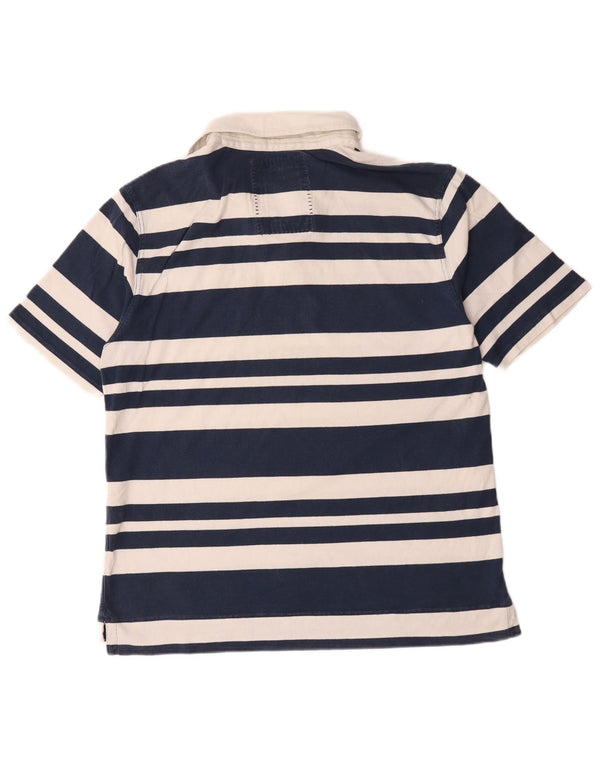 Crew Clothing Herren Rugby-Poloshirt XL, marineblau, gestreift, Baumwolle