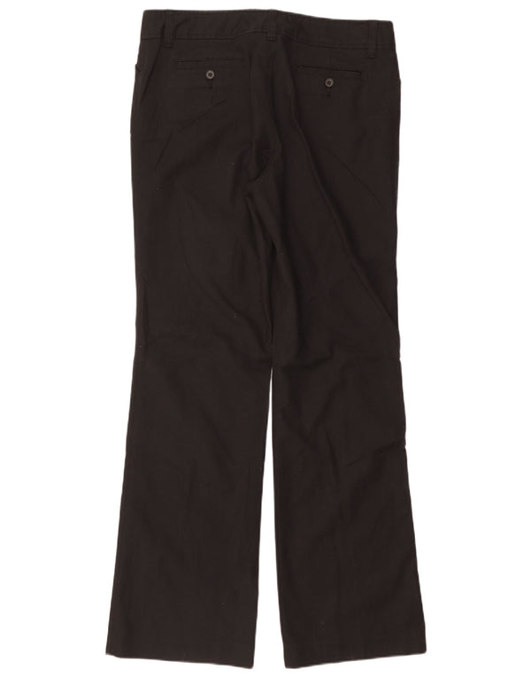 Eddie Bauer Womens Vashon Fit Casual Trousers US 12 Large W34 L33 Black