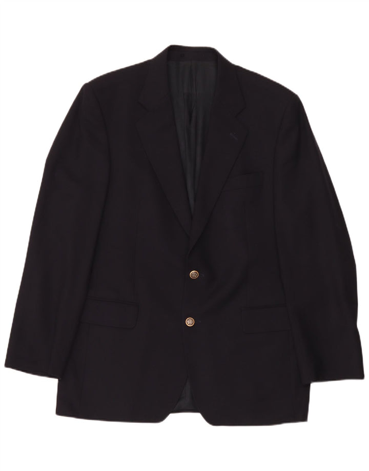 Magee Herren-Blazer mit 2 Knöpfen, UK 42, XL, Marineblau, Schurwolle