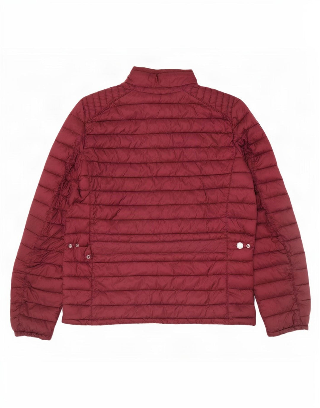 Fynch Hatton Herren Casual Fit gepolsterte Jacke UK 38 Medium Burgund Nylon