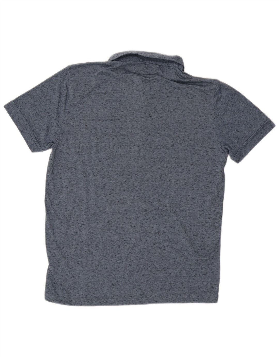 Marlboro Classics Herren-Poloshirt, großes, blau meliertes Polyester