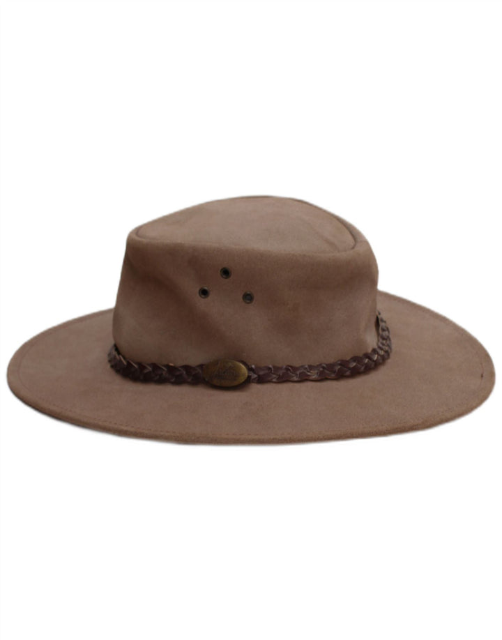 Jacaru Australia Herren-Cowboyhut aus Wildleder, mittelgroß/groß, brauner Western
