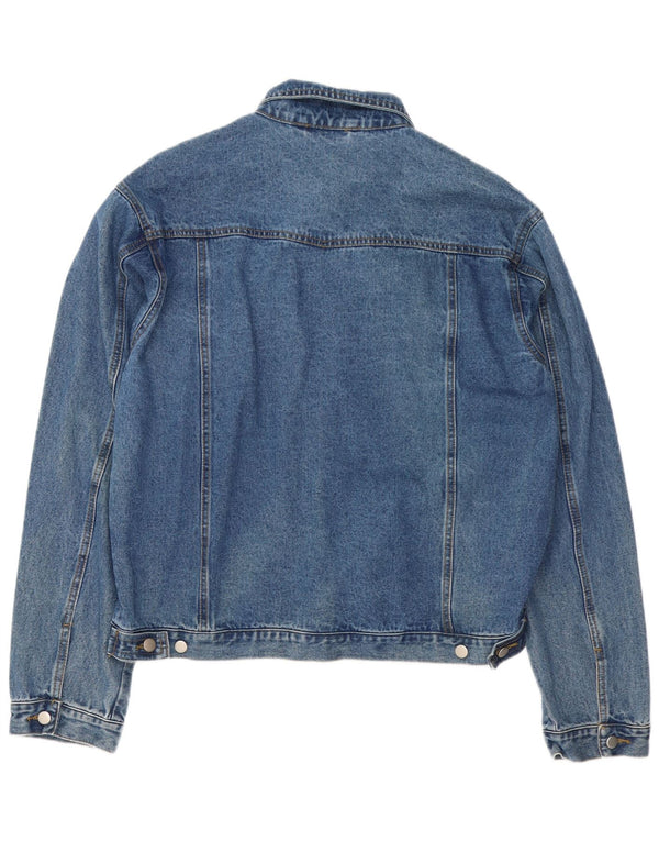 Giani Feroti Herren Jeansjacke UK 40 Große blaue Baumwolle