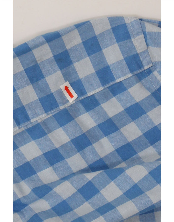 Vineyard Vines Jungen-Hemd, 15–16 Jahre, XL, blaues Gingham-Baumwolle