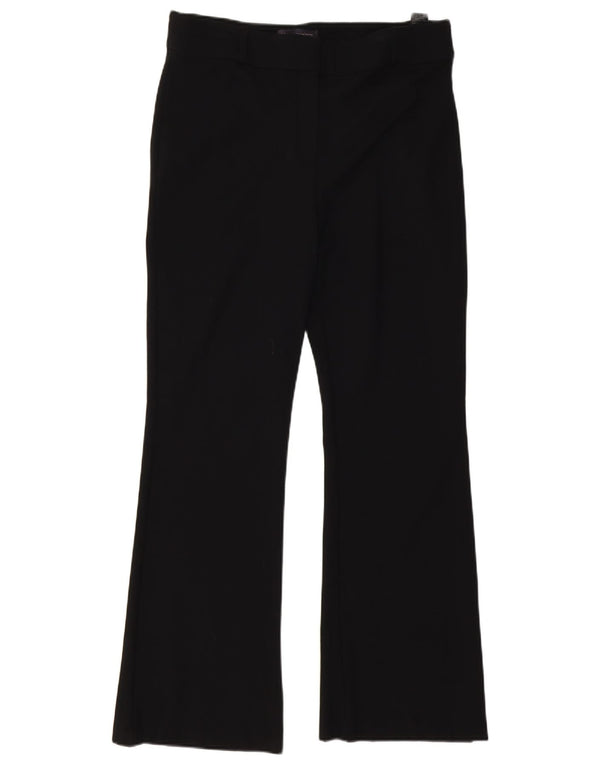 Marks & Spencer Damen Bootcut Freizeithose UK 14 Large W32 L29 Schwarz