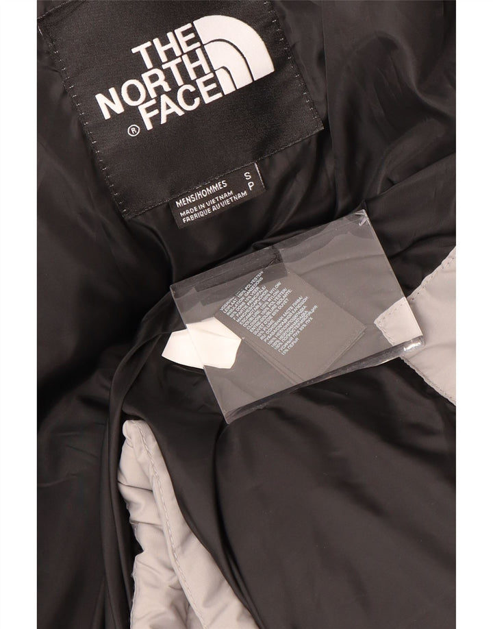 THE NORTH FACE Wattierte Herrenjacke UK 36 Small Graues Colourblock-Polyester