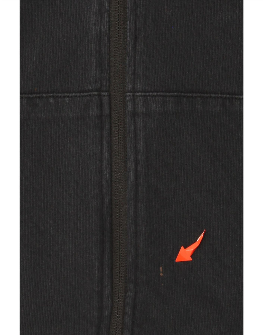 NIKE Damen-Kapuzenpullover mit Reißverschluss, UK 12, mittelschwarz, Baumwolle