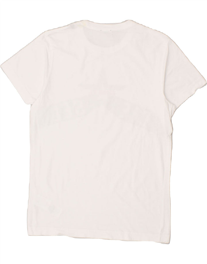 DIESEL Grafik-T-Shirt-Oberteil für Jungen, 13–14 Jahre, weiße Baumwolle