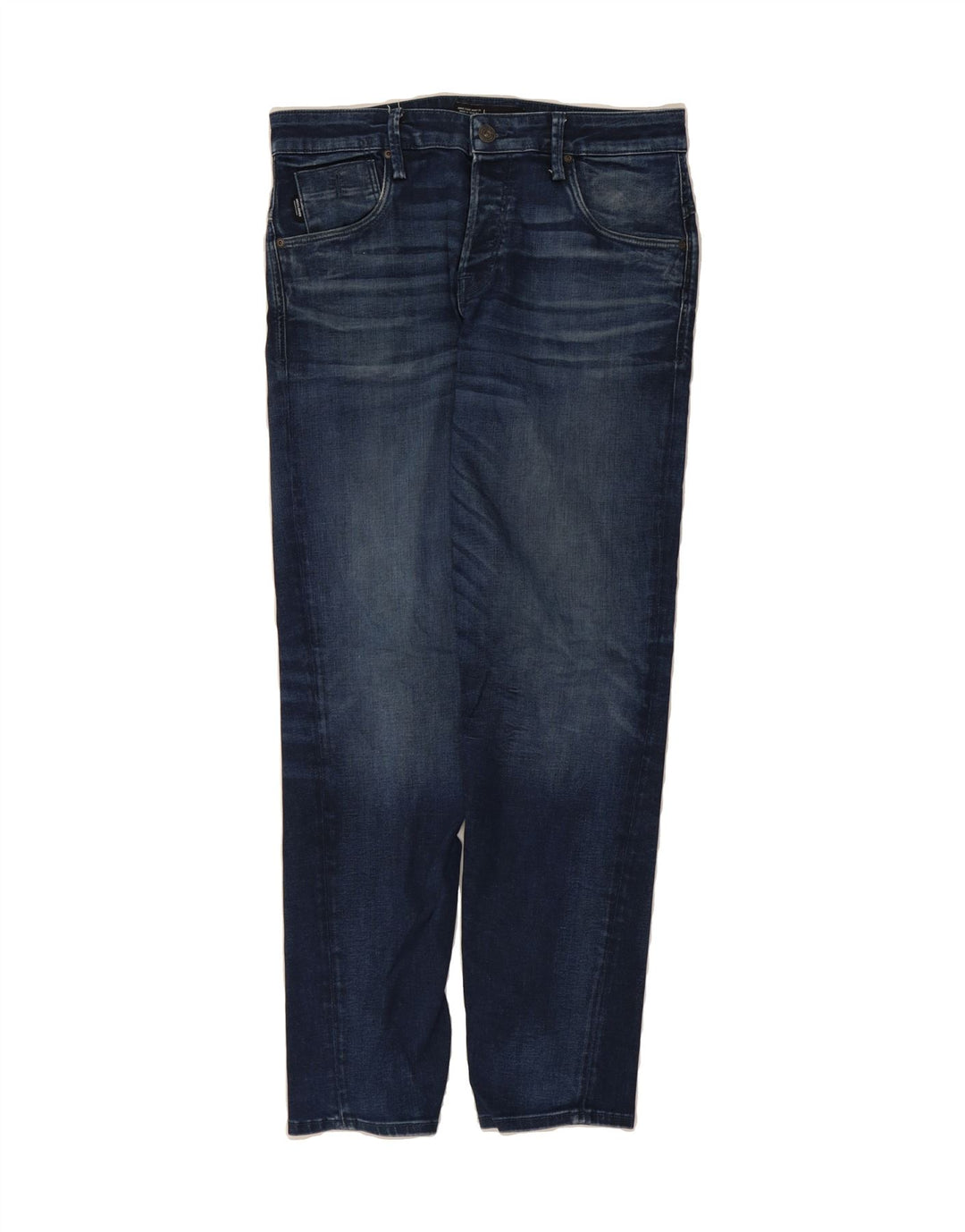 JACK & JONES Mens Slim Jeans W32 L32 Blue Cotton Vintage Jack & Jones and Second-Hand Jack & Jones from Messina Hembry 