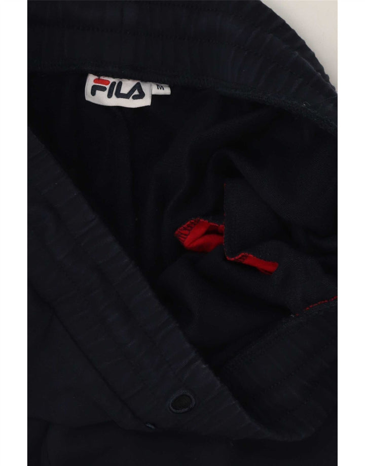 Fila Herren-Trainingshose mit grafischem Muster, mittleres Marineblau