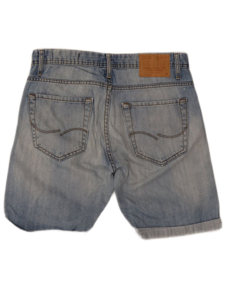 Jack & Jones Herren Jeansshorts W32 Mittelblau