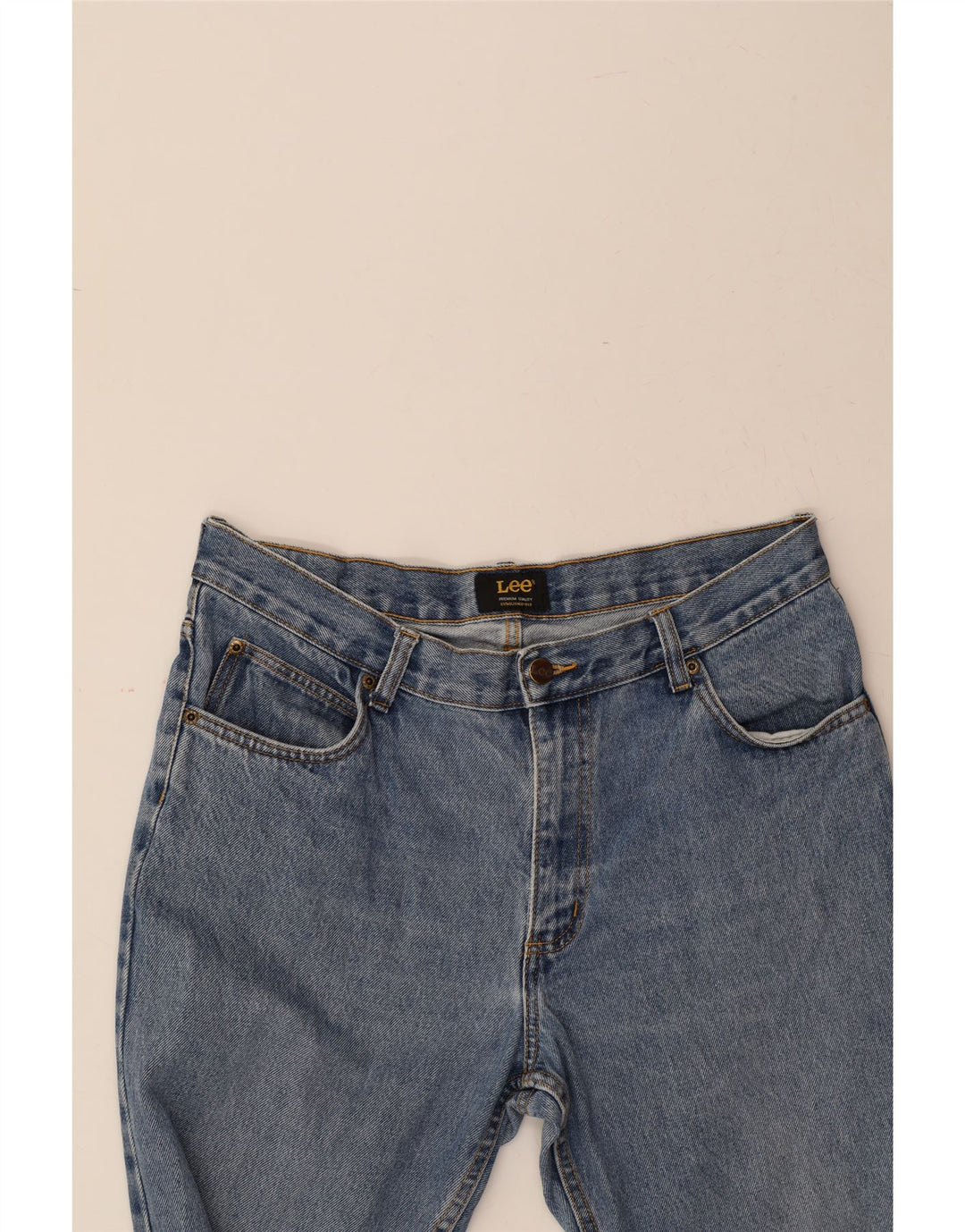 LEE Mens Straight Jeans W36 L30 Blue Cotton Vintage Lee and Second-Hand Lee from Messina Hembry 