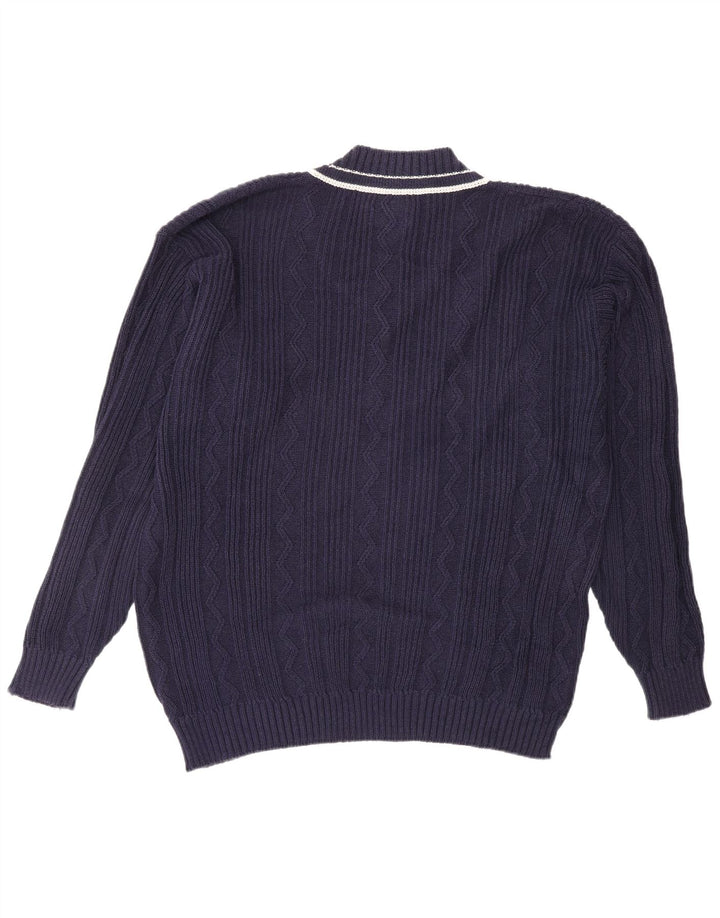 LEVI'S Herren-Pullover mit V-Ausschnitt, XL, Marineblau