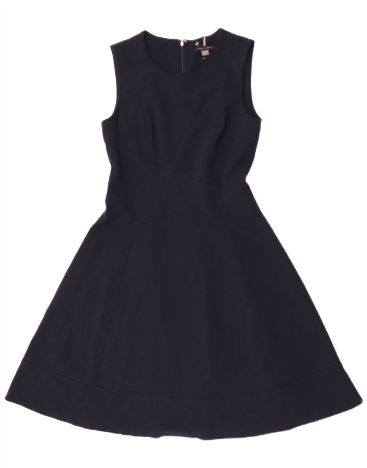 Tommy Hilfiger Damen ärmelloses A-Linien-Kleid US 8 Medium Navy Blue