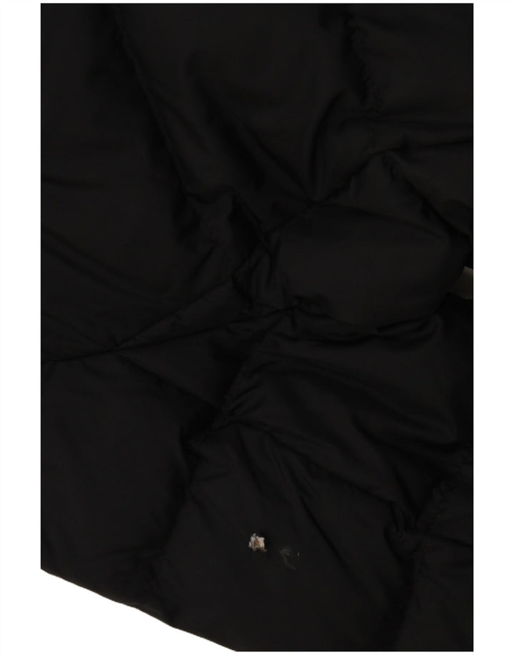 Tommy Hilfiger Damen Wattierte Jacke UK 14 Medium Schwarz