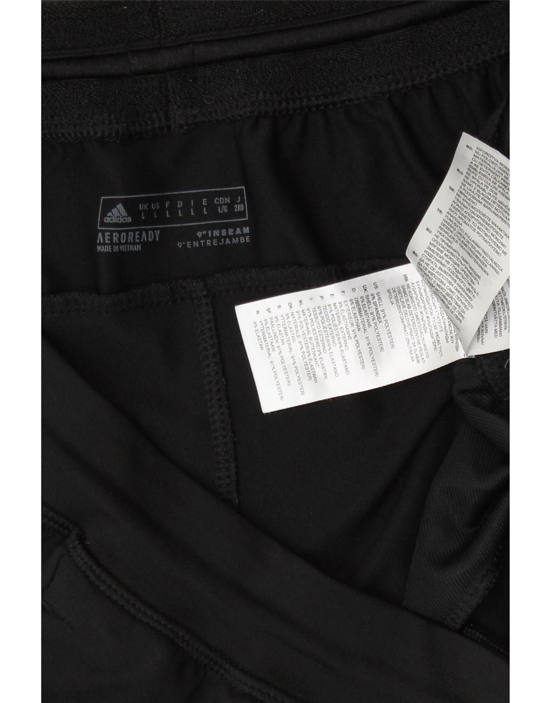 Adidas Herren Aeroready Graphic Sport Shorts Large Schwarz Polyester