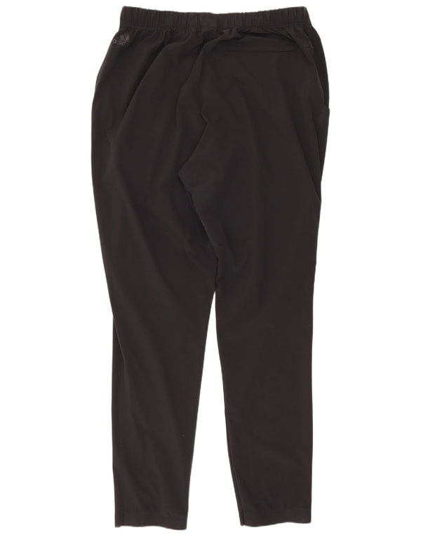 Adidas Herren-Trainingshose, groß, aus schwarzem Polyester