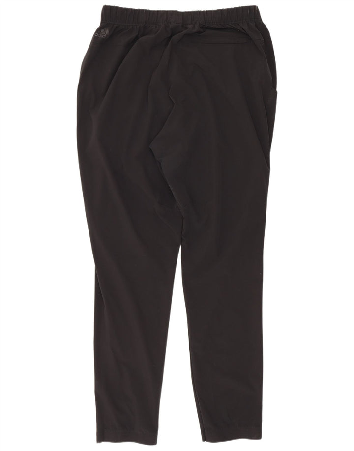 Adidas Herren-Trainingshose, groß, aus schwarzem Polyester