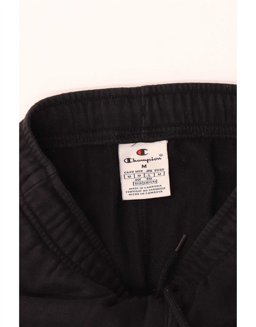 Champion Jungen-Trainingshose, Jogginghose, 9–10 Jahre, mittelgroß, Schwarz