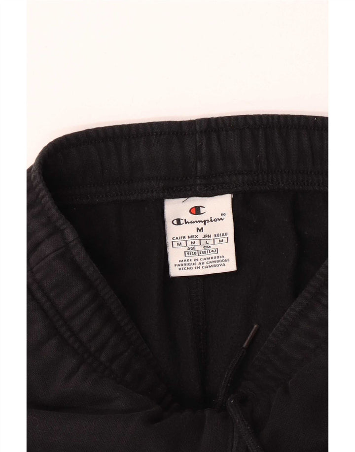 Champion Jungen-Trainingshose, Jogginghose, 9–10 Jahre, mittelgroß, Schwarz