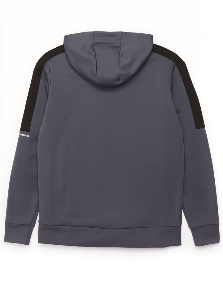 Under Armour Herren-Kapuzenpullover mit Reißverschluss, klein, blau, Polyester