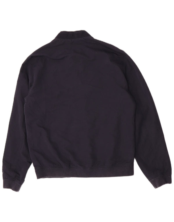 Ted Baker Herren Bomberjacke Größe 3 Medium Marineblau Polyester
