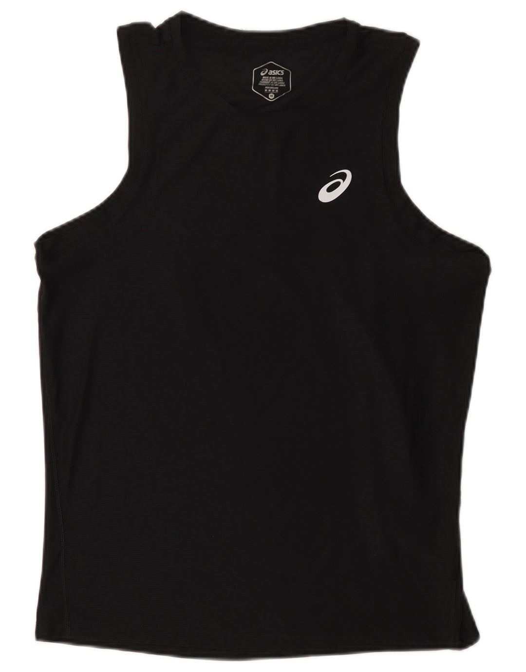 Asics Herren Weste Top Medium Schwarz Polyester