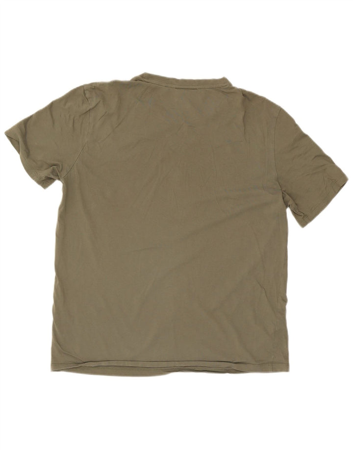 Hugo Boss Herren T-Shirt mit Grafik, Größe L, Khaki