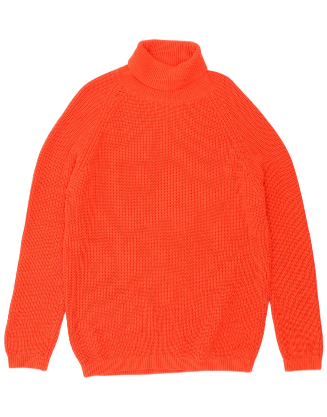 Zara Herren-Pullover mit Rollkragen, XL, rote Baumwolle
