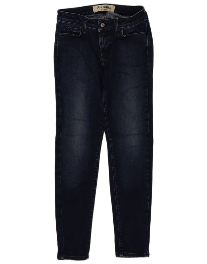 Roy Rogers Damen Skinny Jeans W28 L27 Blaues Polyester