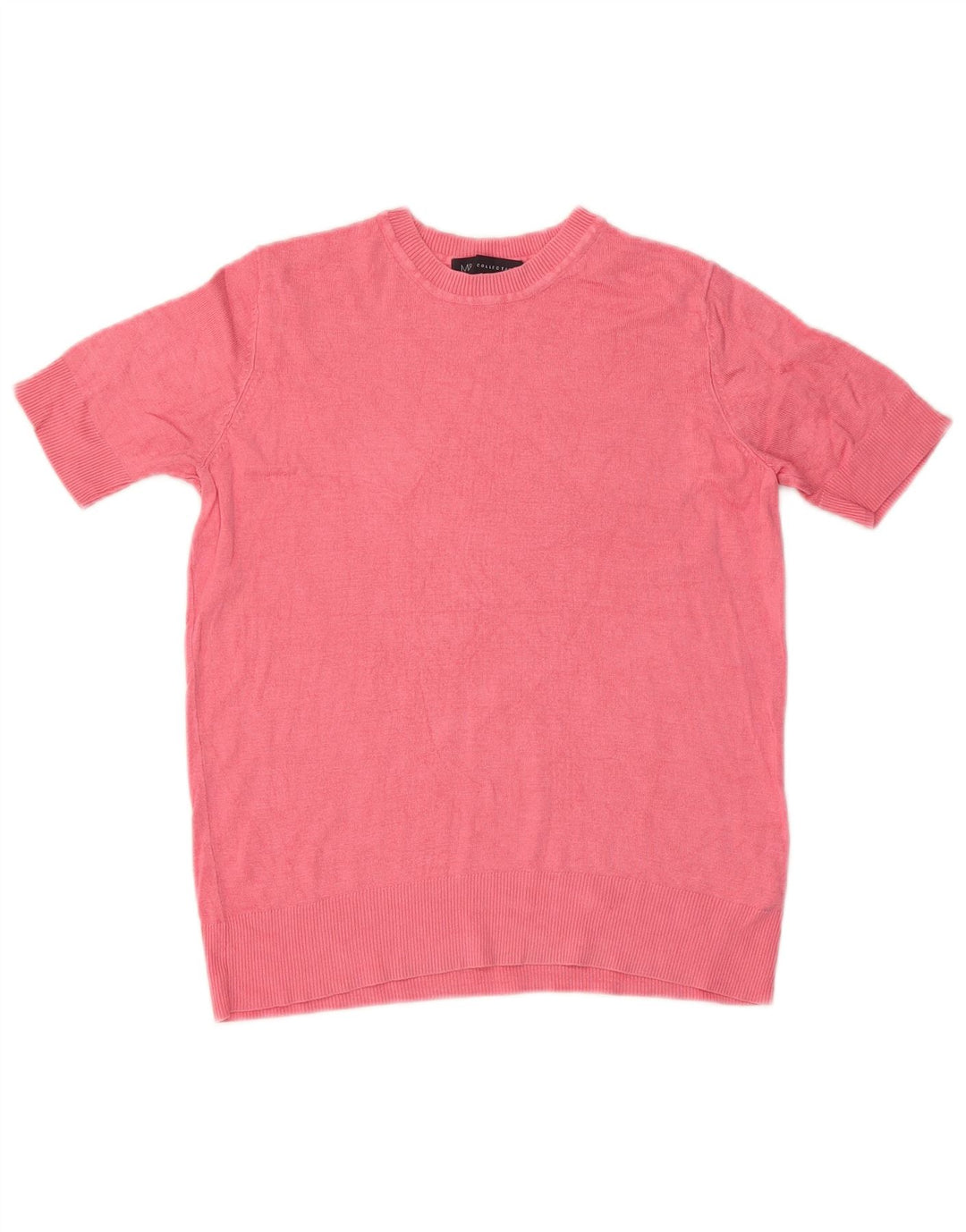 Marks & Spencer Damen-Pullover mit Rundhalsausschnitt, Gr. 8, Rosa