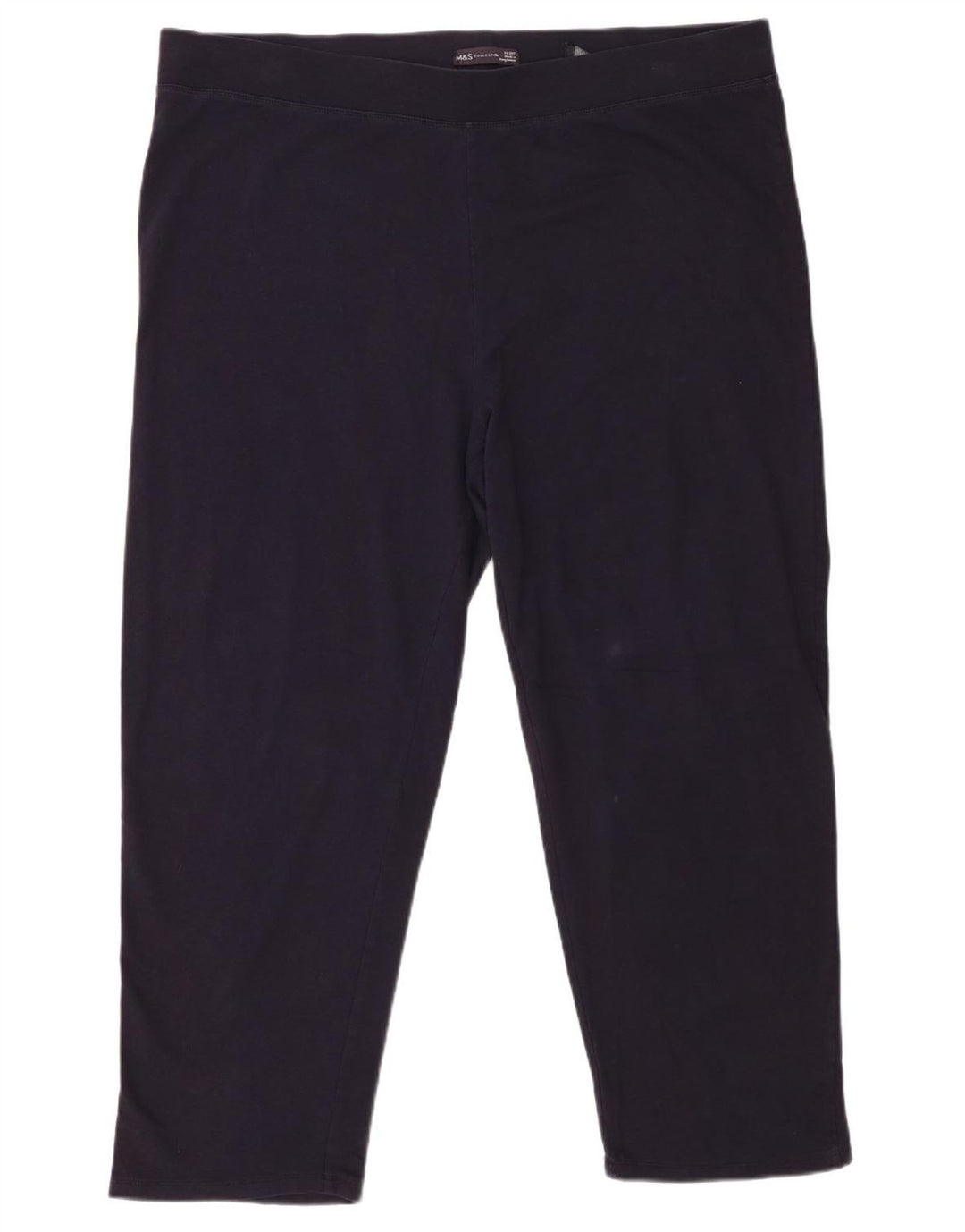 Marks & Spencer Damen Leggings UK 22 3XL Marineblau Baumwolle